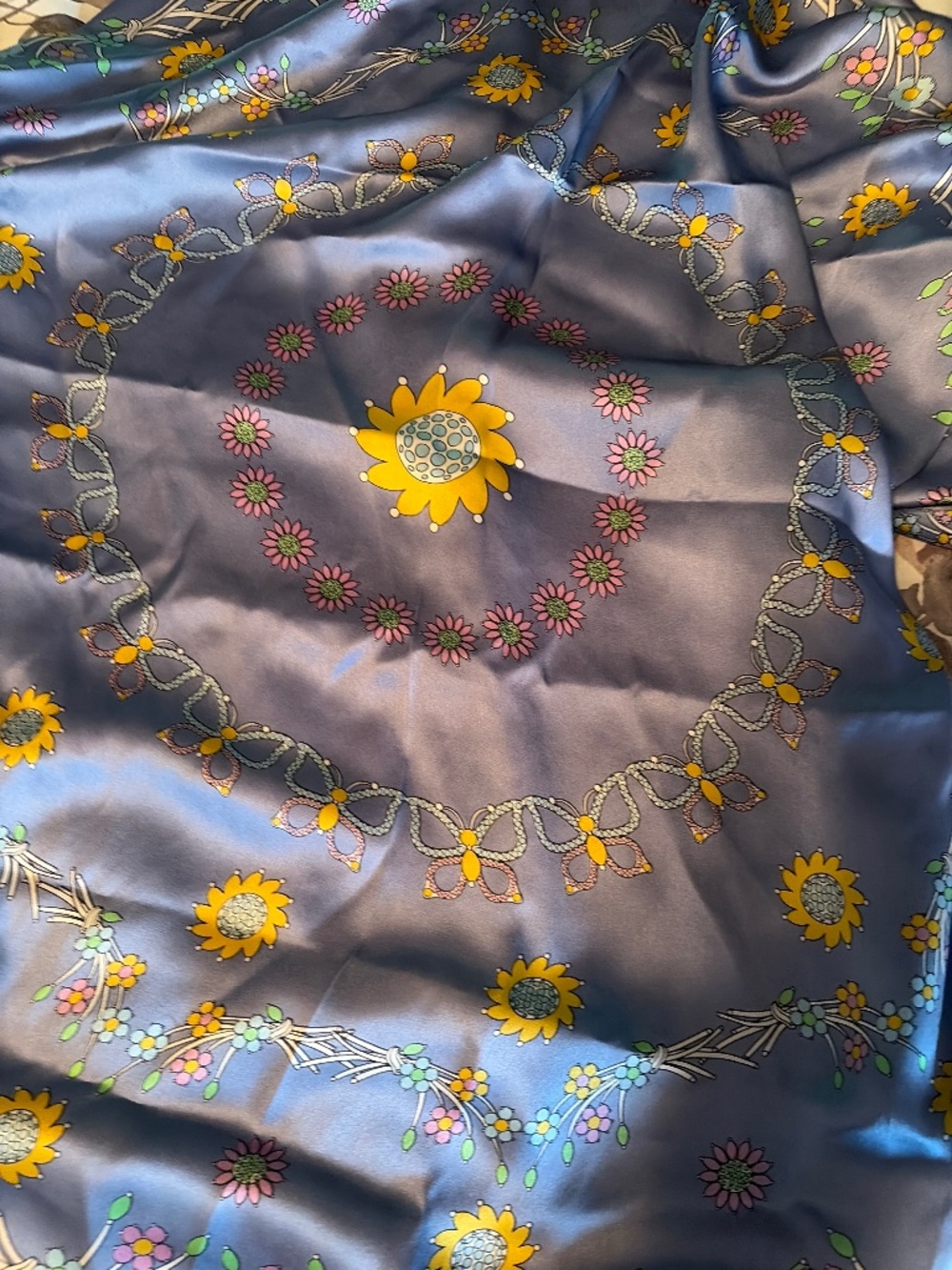100% silk Getmique Swiss scarf